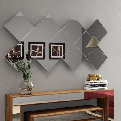 Juego de 4 espejos pequeños para decoración de pared, espejos redondos  blancos para decoración de habitación y hogar, espejos decorativos para  sala de